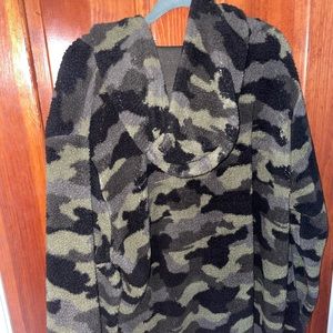 Camo Zip Hoodie